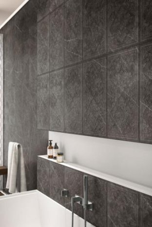 Керамогранит Italon CHARME EVO FLOOR PROJECT Antracite cerato/rettificato 600х300х10мм вставка Broccato 610080000200 рис 3