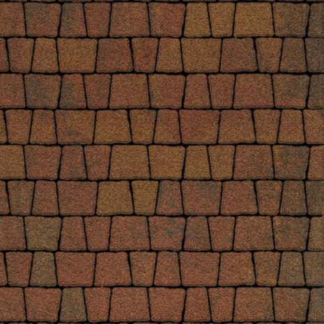 Тротуарная плитка Выбор Антик Листопад гранит арабская ночь частичный прокрас 113/93-103/83-93/73-83/63-73/53х91х60 мм рис 1