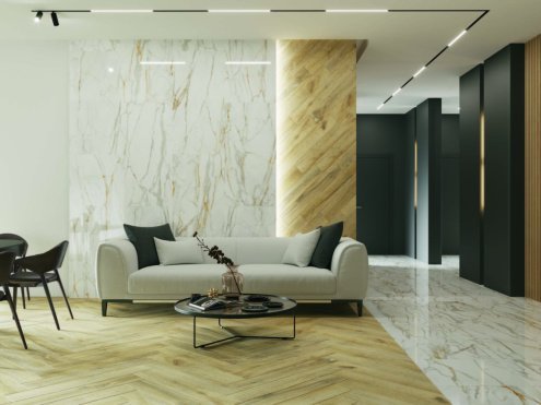Керамогранит Estima Supreme SM03 полированная 1200х600х10 мм рядовая плитка SM03 рис 3