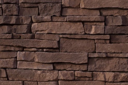 Искусственный камень угловой Eco Stone Колорадо 07-06 коричневый рис 1