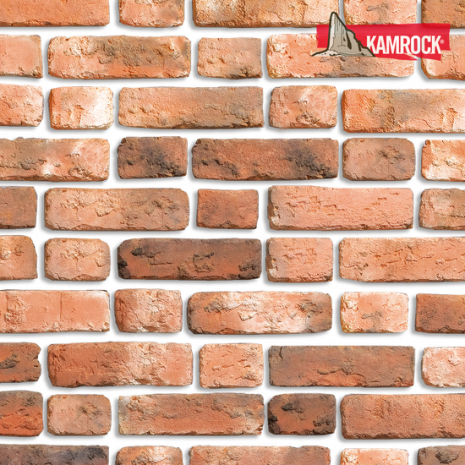 Искусственный камень тычковый Kamrock Античный кирпич 32680 красный рис 1