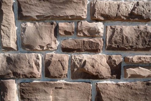 Искусственный камень плоский Eco Stone Аризона 13-05 коричневый рис 1