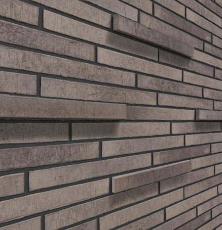 Искусственный камень плоский Leonardo Stone Сиэтл 3D 403 mix серый рис 2