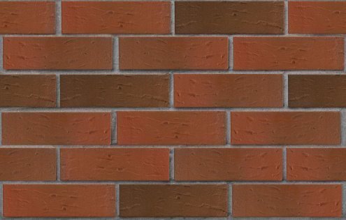 Кирпич керамический ЛСР М150 красный флэш 1 NF 250х120х65 рустик рис 4
