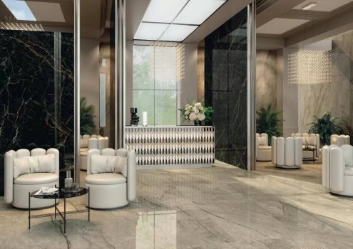 Керамогранит Atlas Concorde Forte Dei Marmi Mystic Grey патинированная 1200х600х9 мм рядовая плитка 610015000658 рис 2