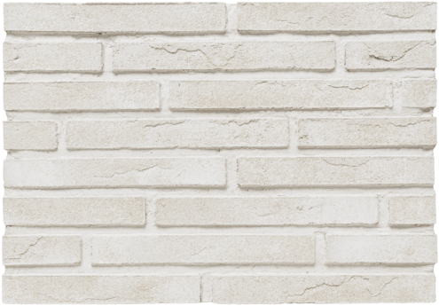 Минеральная плитка плоская BrickWell Simple 310x40x20 мм ультрабелый рис 1