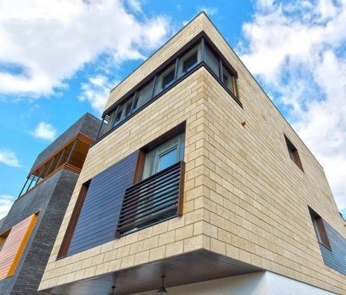 Искусственный камень плоский White Hills Тиволи 554-10 бежевый рис 3