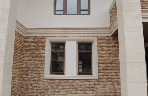 Декоративное изделие из бетона Eco Stone (Эко Стоун) цвет: 11, размер: 500х330х122мм, Карниз К-02 правый рис 2