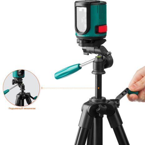 Нивелир лазерный линейный KRAFTOOL CL-20 #4, 20м, IP54, точн. 0,2 мм/м, держатель, штатив, в кейсе арт.34700-4_z01 рис 2