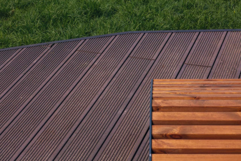 Террасная доска Terradeck Massive 3.0 двухсторонний профиль с тиснением 150х21х4000 мм коричневый рис 4