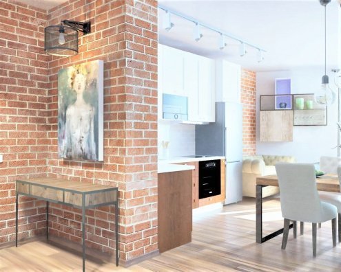 Искусственный камень плоский Eco Stone Сиэтл 06-05 бежевый рис 2