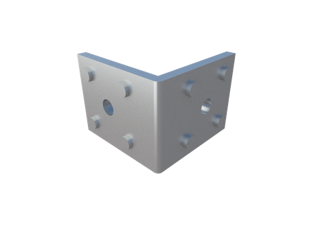 Пластина стальная крепежная для Line Frame Level Plate 90 рис 1