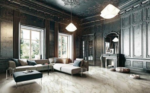 Керамогранит Rex Ceramiche Etoile De Rex Illusion Glo Ret полированная 2400х1200х6мм рядовая плитка 761742 рис 3