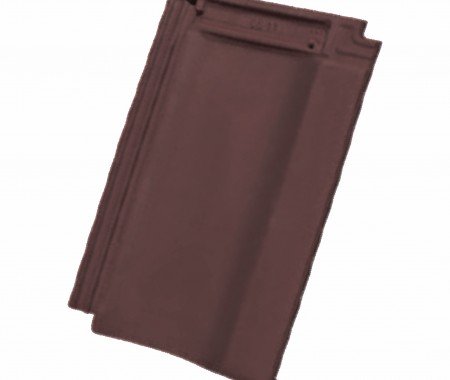 Керамическая черепица рядовая Mladost Kontinental Lux 2020 brown  ангоб 415х260 мм рис 3
