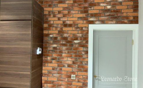 Искусственный камень плоский Leonardo Stone Руан 490 красный рис 3