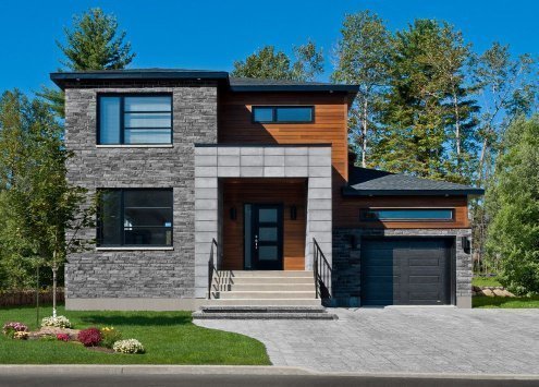 Искусственный камень плоский Eco Stone Кастелло 400 06-08 серый рис 3