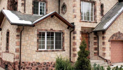 Искусственный камень плоский White Hills Рока 612-90 коричневый рис 3