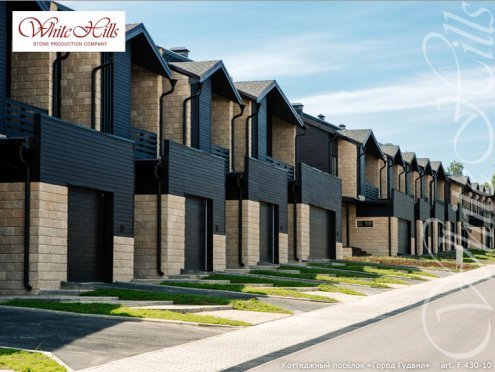 Искусственный камень для НФС White Hills "Шеффилд" арт.F430-10, размер: 20х10см, плоский элемент рис 5