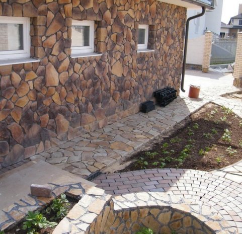 Искусственный камень плоский White Hills Хантли 605-40 коричневый рис 3