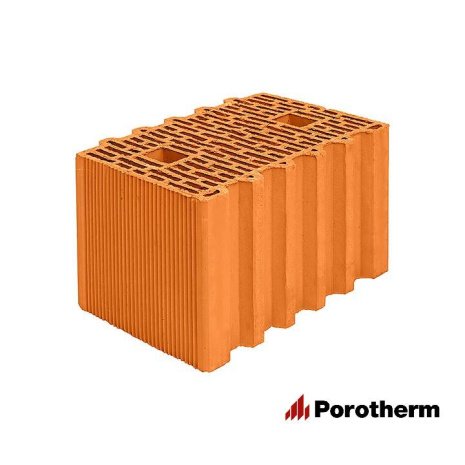 Керамический блок поризованный Porotherm 38 10,67 NF 380х250х219 М100 рис 1
