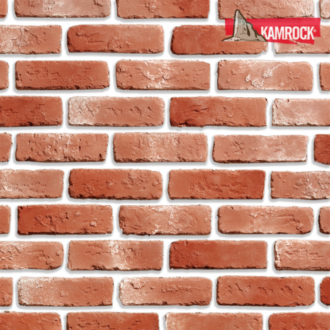Искусственный камень угловой Kamrock Античный кирпич 33292 красный рис 1
