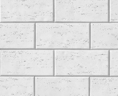 Искусственный камень угловой Eco Stone Вилла 00 белый рис 1