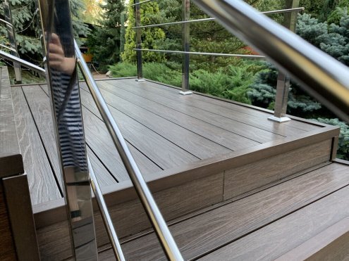 Террасная доска Legro Ultra Naturale двухсторонняя 140х22х3000 мм Walnut рис 4