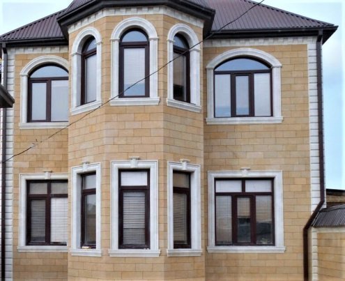Искусственный камень плоский Eco Stone Кастелло 400 13 бежевый рис 2
