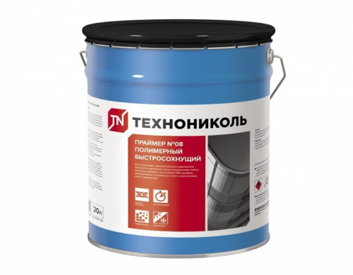 Праймер полимерный Технониколь №08 быстросохнущий 14 кг 694294 рис 1