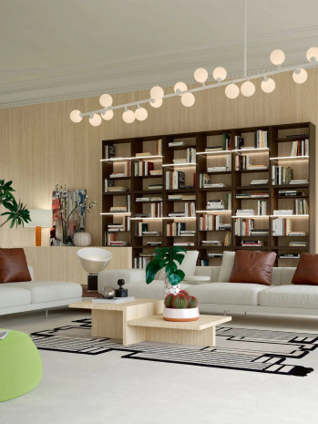 Керамогранит Laminam Russia Hado Travertino Noce bocciardato 3000х1000х5,6 мм рядовая плитка LAMF011873_IT рис 2