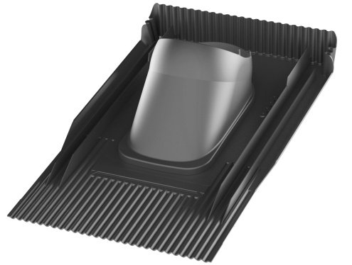 Проходной элемент Vilpe UNITILE 2K черный RR33/RAL9005 рис 1
