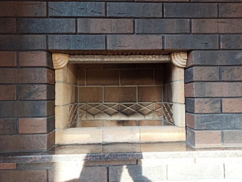 Кирпич облицовочный керамический Konigstein Мангейм Шварц М150 1 NF 250x120x65 черный рис 2
