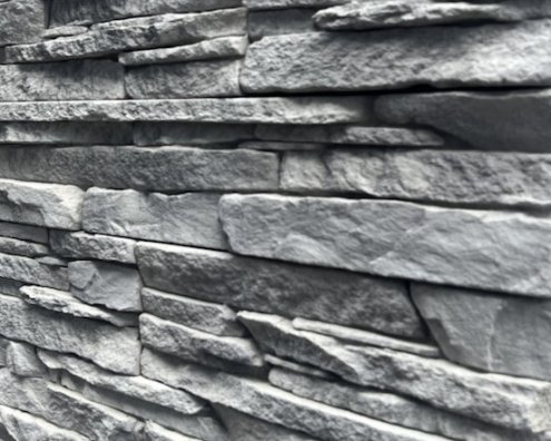 Искусственный камень угловой Atlas Stone Скала 022 серый рис 2