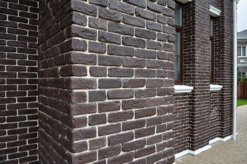 Искусственный камень угловой Eco Stone Песчаник 07-06 коричневый рис 8