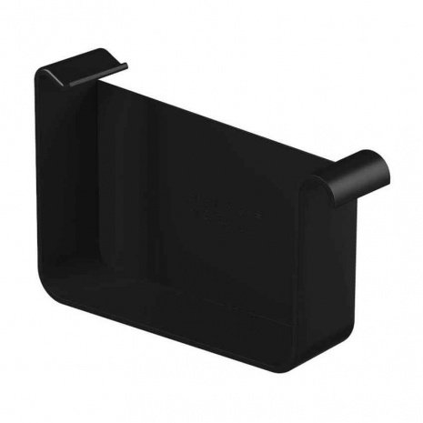 Заглушка правая для желоба GALECO STAL2 RAL9005 черный рис 1