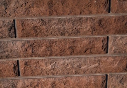 Искусственный камень плоский Atlas Stone Базальт 057 коричневый рис 1