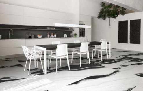 Керамогранит Floor Gres BW Marble Wave High-Glo матовая ректификат 2400х1200х6мм рядовая плитка 765543 рис 2