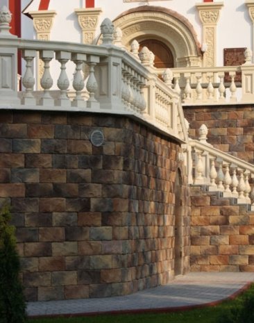 Искусственный камень плоский White Hills Шеффилд 431-40 коричневый рис 3