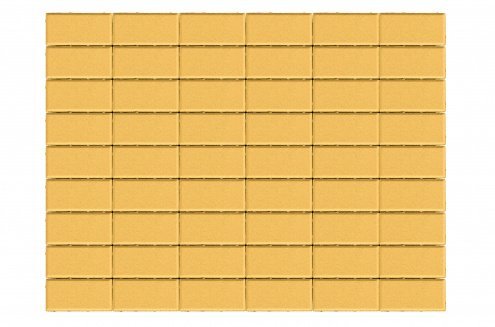 Брусчатка Braer Standart Прямоугольник желтый частичный прокрас 200х100х60 мм рис 4