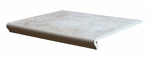 Клинкерная плитка Interbau Nature Art, цвет: Bambus Beige 112 (ступень рядовая - флорентийская) 360х320х9,5мм, R10 рис 1