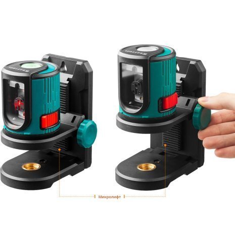 Нивелир лазерный линейный KRAFTOOL CL-20 #4, 20м, IP54, точн. 0,2 мм/м, держатель, штатив, в кейсе арт.34700-4_z01 рис 9