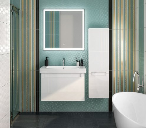 Керамическая плитка Kerama Marazzi Спига голубой матовая 400х150х8мм декор OP/B207/15079 рис 2