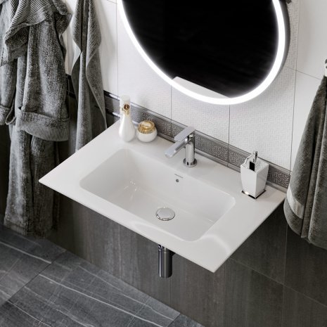 Керамическая плитка Kerama Marazzi Ломбардиа антрацит матовая 250х54х8мм бордюр AD/D569/6400 рис 2