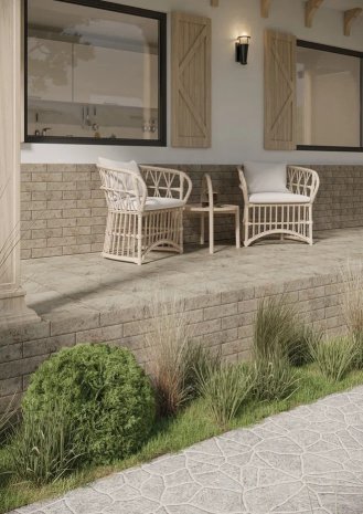Клинкерная плитка Paradyz Matone G1 beige 245х66х7,4 мм плоский элемент рис 2