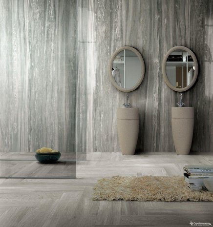 Керамогранит Rex Ceramiche Prexious of Rex Pearl Attra Glo полированная 2400х1200х6мм рядовая плитка 756288 рис 3