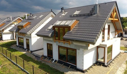 Керамическая черепица рядовая Erlus Linea светло-серый  ангоб 485х290 мм рис 2
