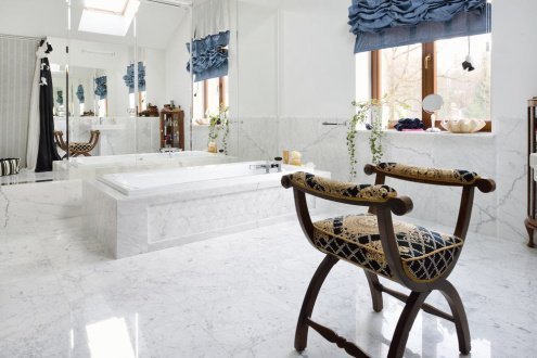 Натуральный камень мрамор полированный bianco carrara 600х300х20 мм рис 2