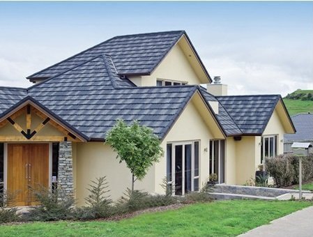 Композитная черепица гонт Metrotile MetroBond рустик с посыпкой 1330х410 мм рис 2
