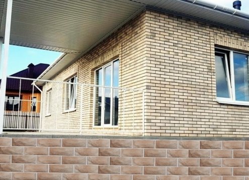 Искусственный камень плоский Atlas Stone Гранит 052/широкий 12,5см коричневый рис 3
