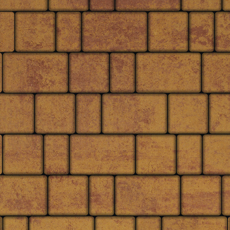 Тротуарная плитка Выбор Старый город Листопад гладкий каир частичный прокрас 260/160х160/100х60 мм рис 1